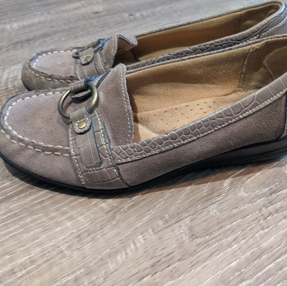 Natural Soul Women's Shoes Leather Buckle Strap Si - Picture 3 of 5